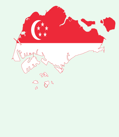 SingaporeMapFlag