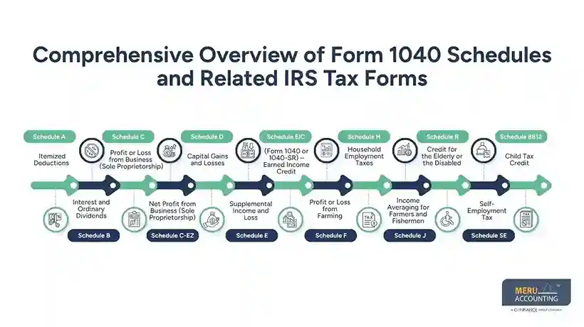 Comprehensive Overview of Form 1040 Schedules and Related IRS Tax Forms