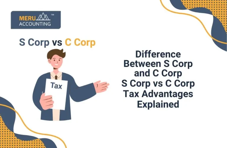 Difference Between S Corp and C Corp