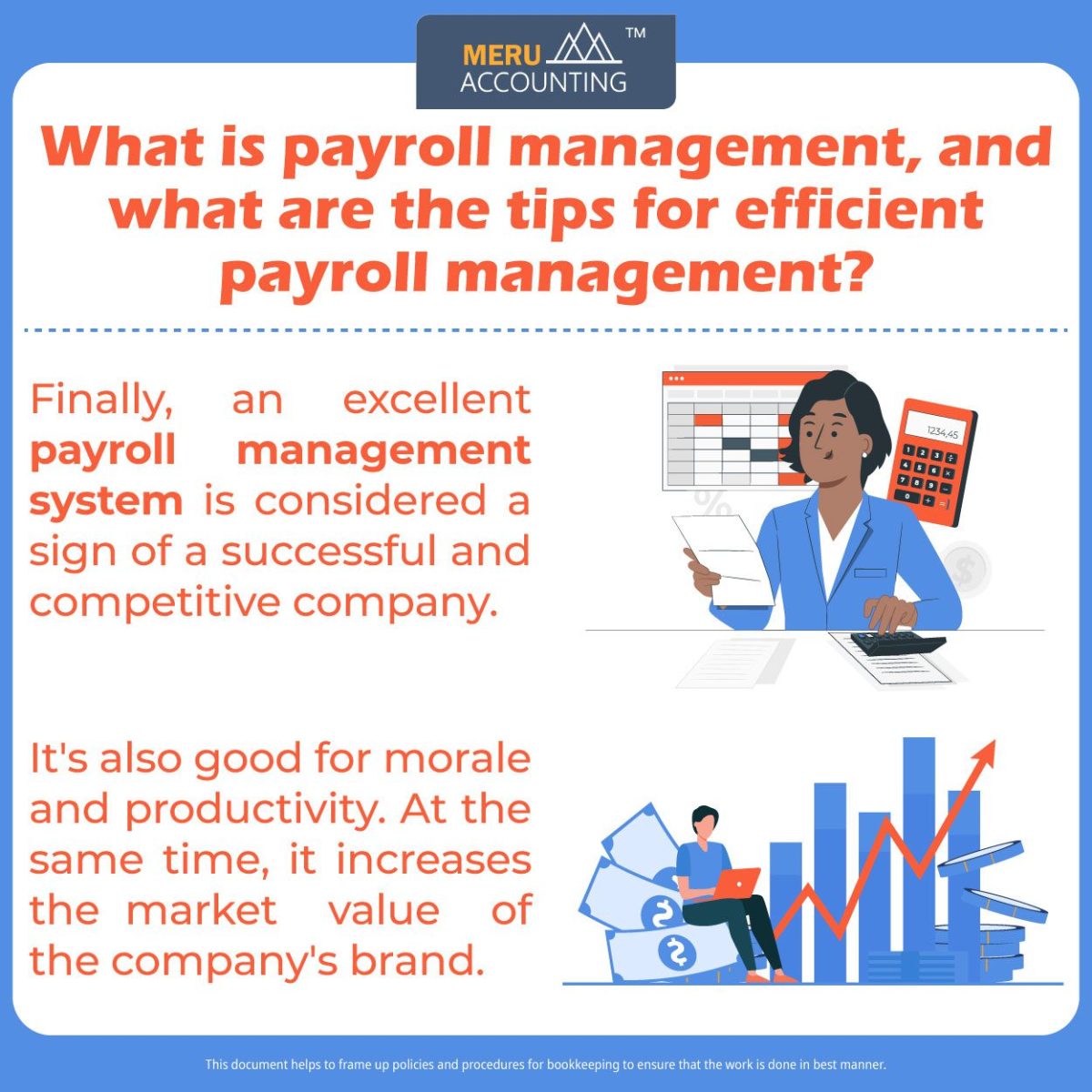 What are the tips for efficient payroll management? Meru Accounting LLP