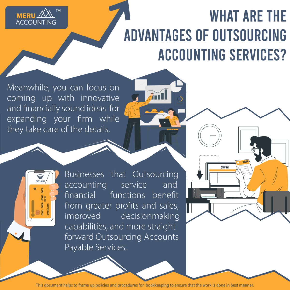 What are the advantages of outsourcing accounting services?