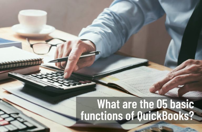What Are The 5 Basic Functions Of QuickBooks 