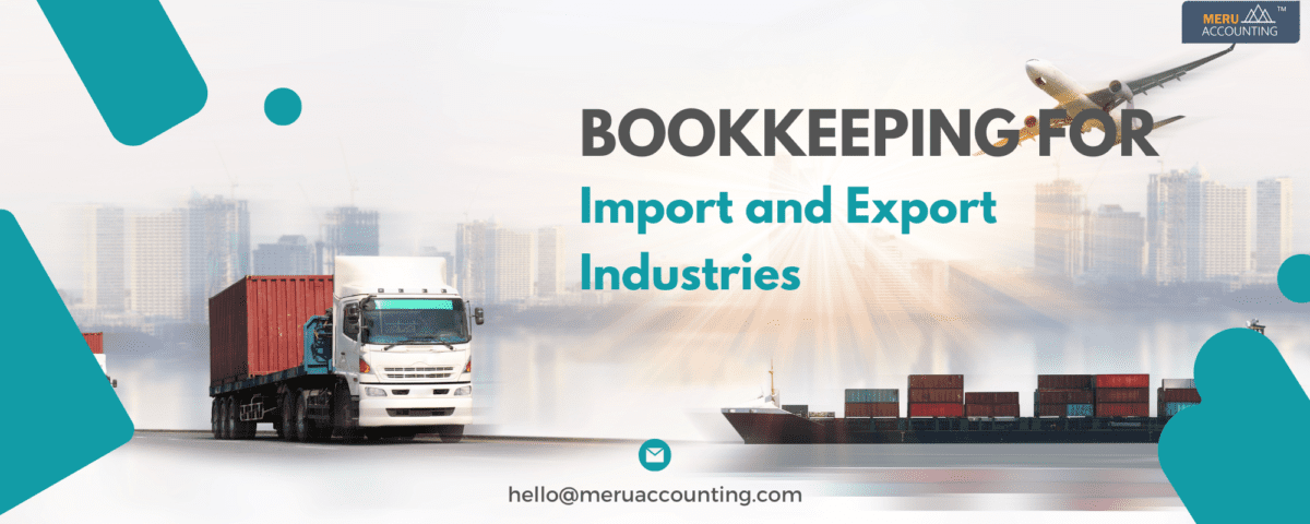 bookkeeping for import export business