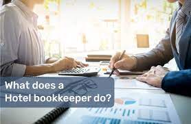 What does a hotel bookkeeper do?