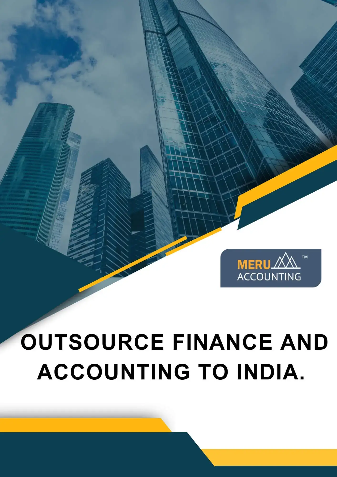 Image depicting the concept of outsourcing finance and accounting services to India, showcasing collaboration and efficiency.