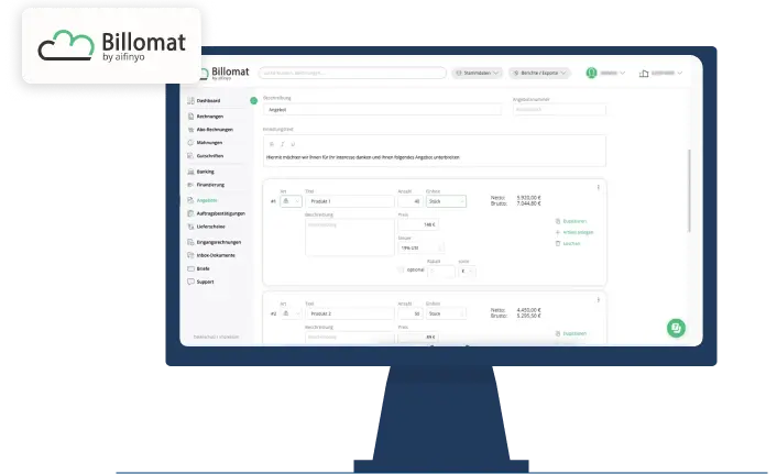 Billomat api