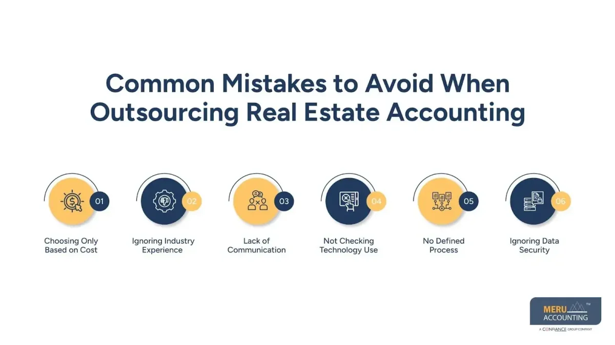 Common Mistakes to Avoid When Outsourcing Real Estate Accounting- Real Estate Accounting Outsourcing
