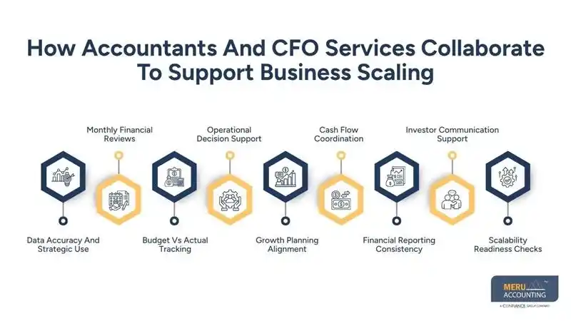 How accountant for startups and startup cfo services work together to support scaling companies 1 How Accountants And CFO Services Collaborate To Support Business Scaling-accountant for startups-startup CFO services