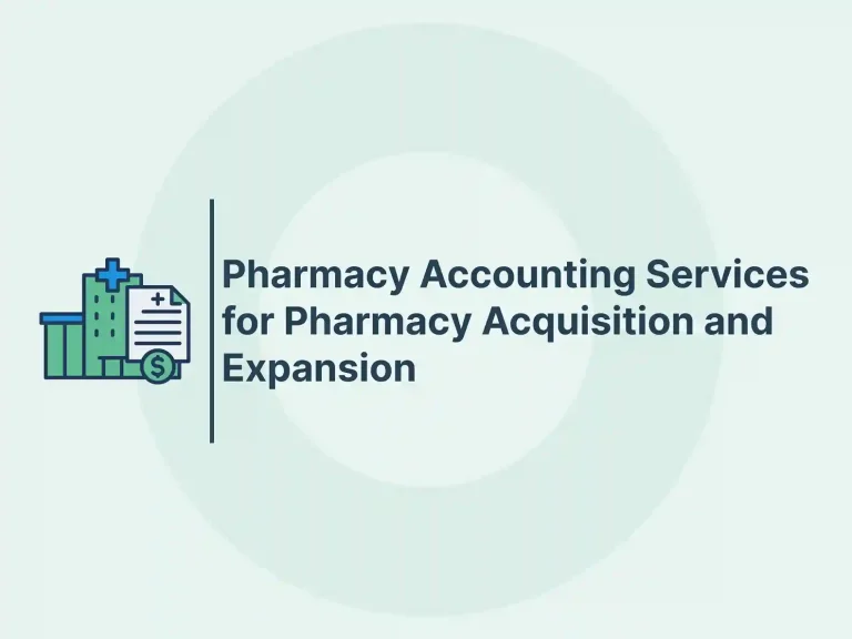pharmacy accounting services​