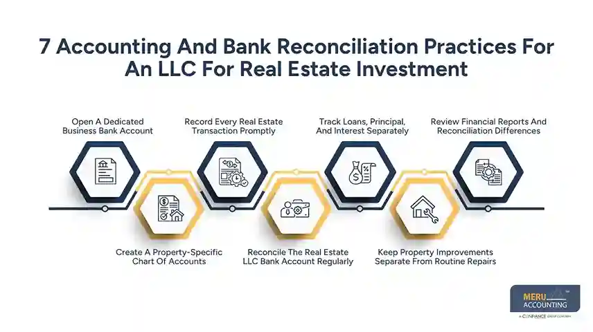 LLC for Real Estate Investment: 7 Accounting & Bank Reconciliation Practices to Follow
