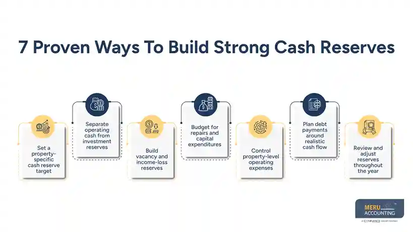 7 Proven Ways To Build Strong Cash Reserves- financial planning for real estate